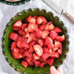 Erdbeeren für selbstgemachte Marmelade