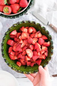 Erdbeeren für selbstgemachte Marmelade