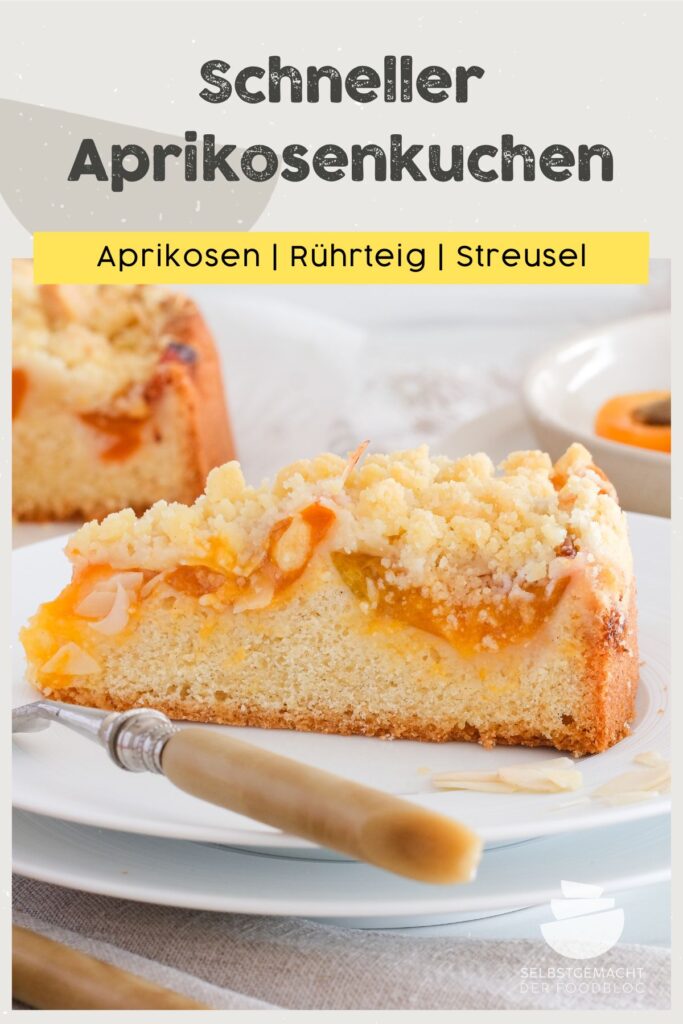 Schneller Aprikosenkuchen Pinterest Flyer