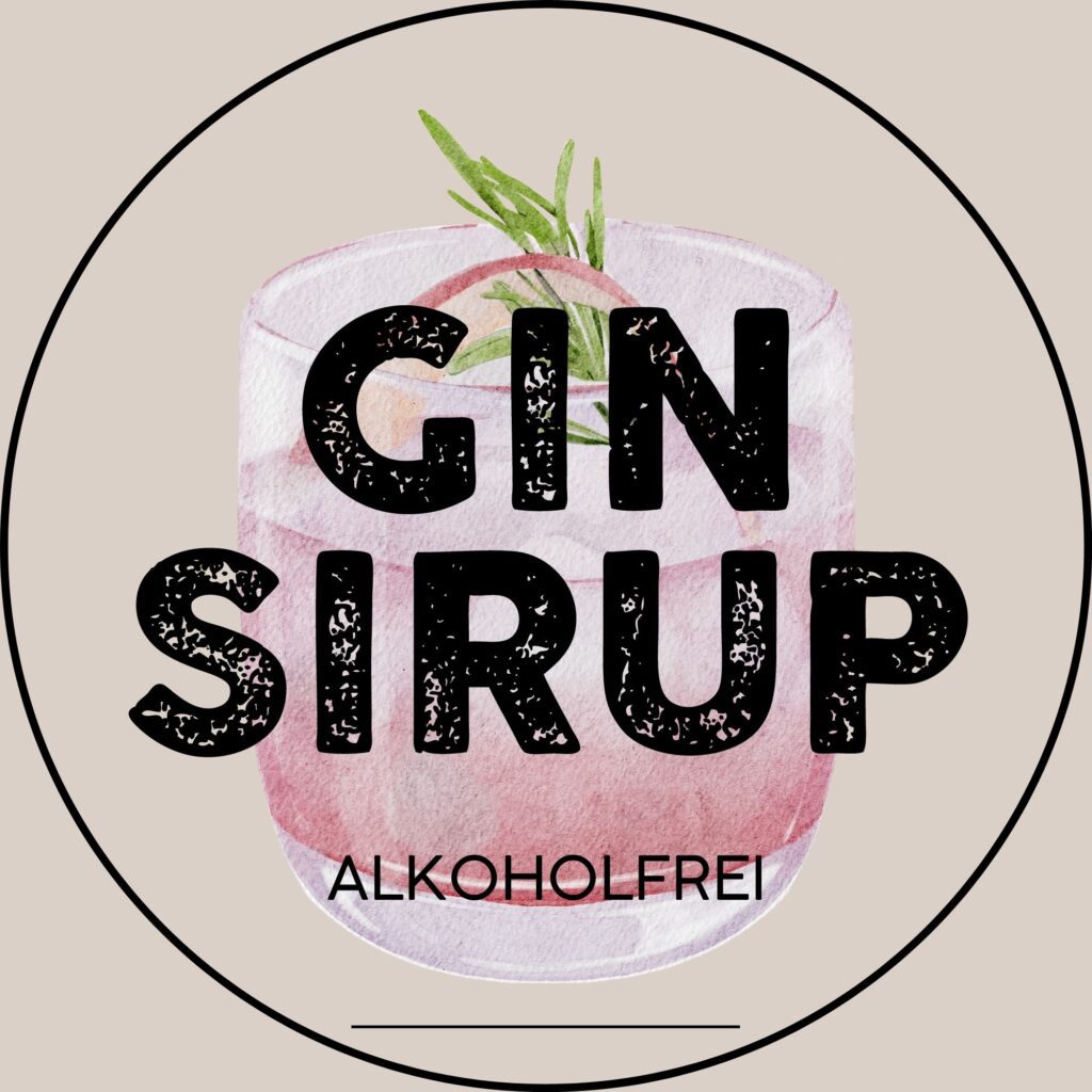 Alkoholfreier Gin (Gin Sirup) Freebie Etiketten