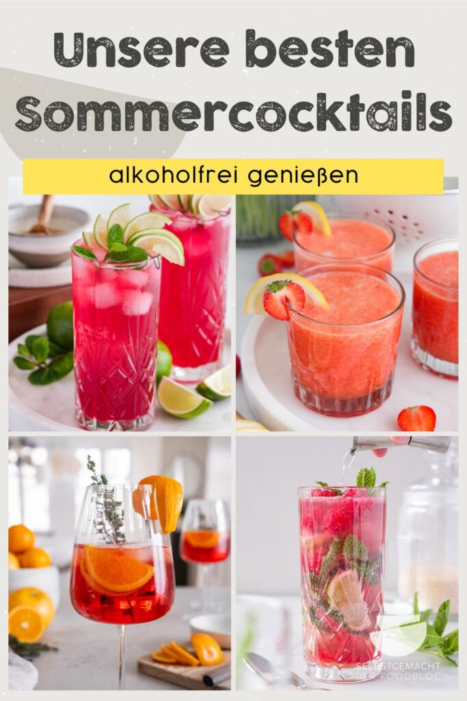 Unsere besten Rezepte für alkoholfreie Sommerdrinks