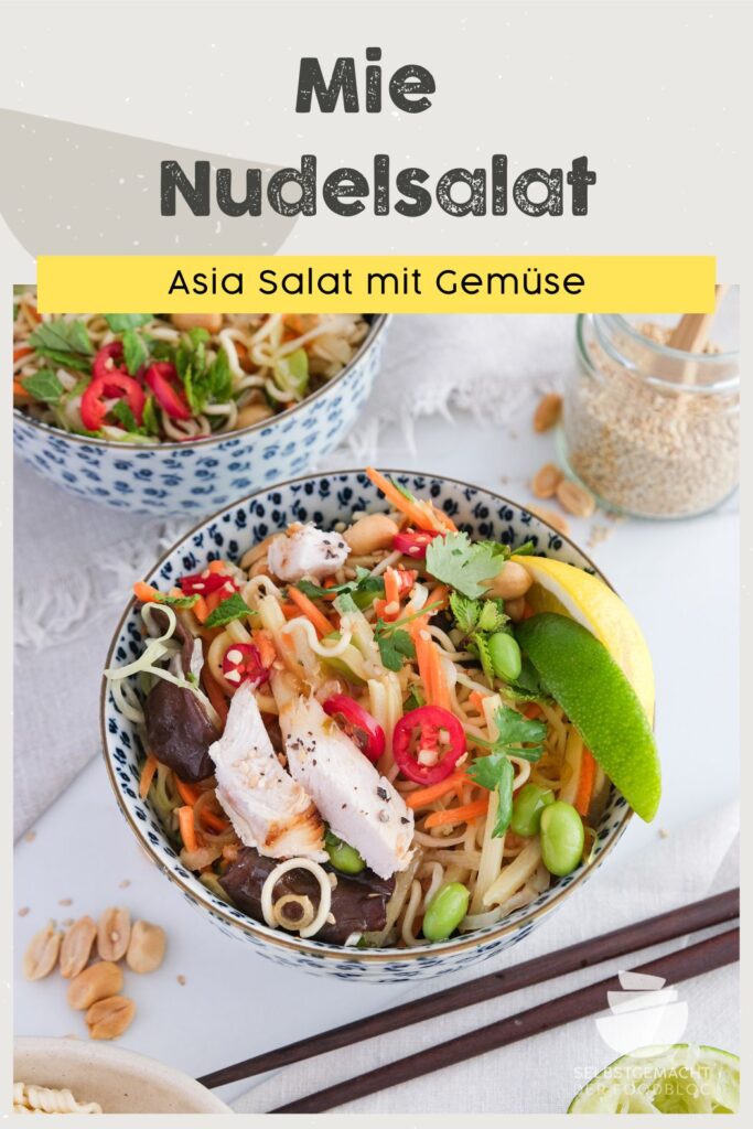 Asiatischer Salat (Mie Nudelsalat)