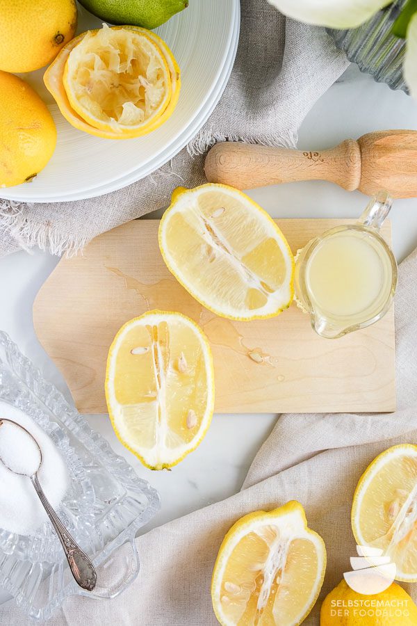 Halbierte Zitronen