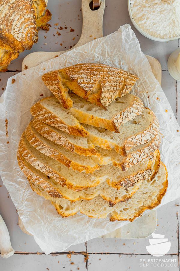 Kefir Brot mit Sauerteig