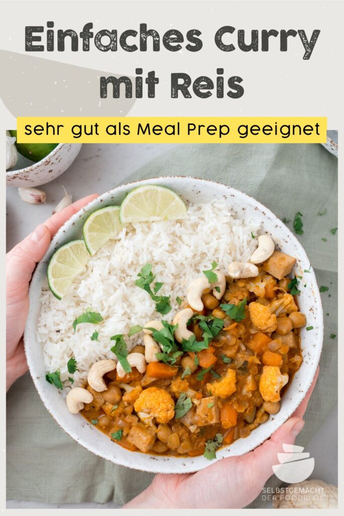 Einfaches veganes Curry