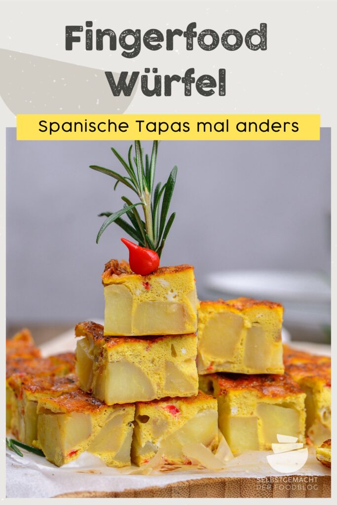 Spanische Tortilla als Fingerfood