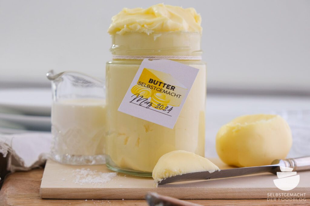 Selbstgemachte Butter