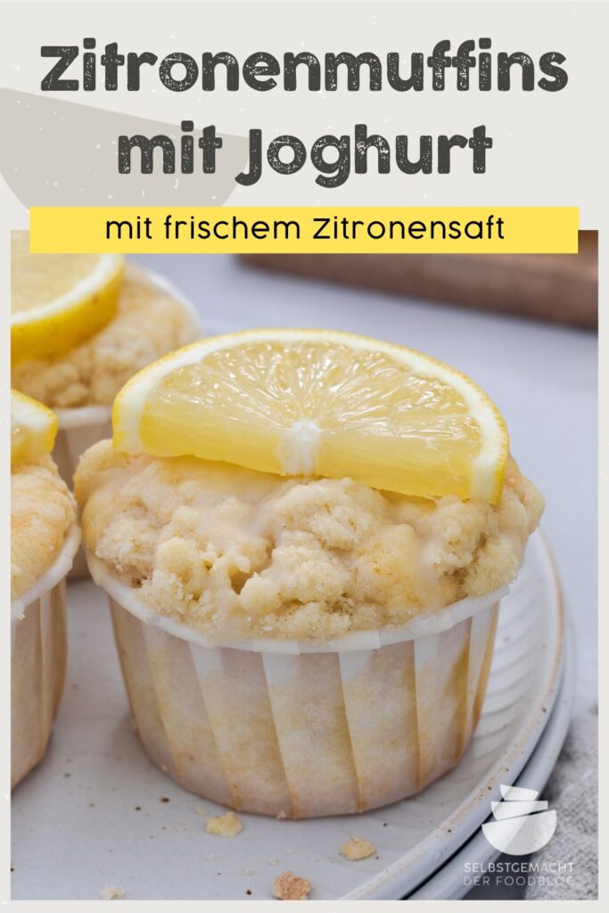 Zitronenmuffins mit Joghurt